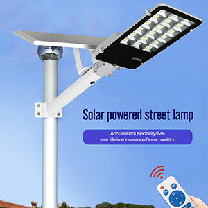 Luz de calle integrada solar